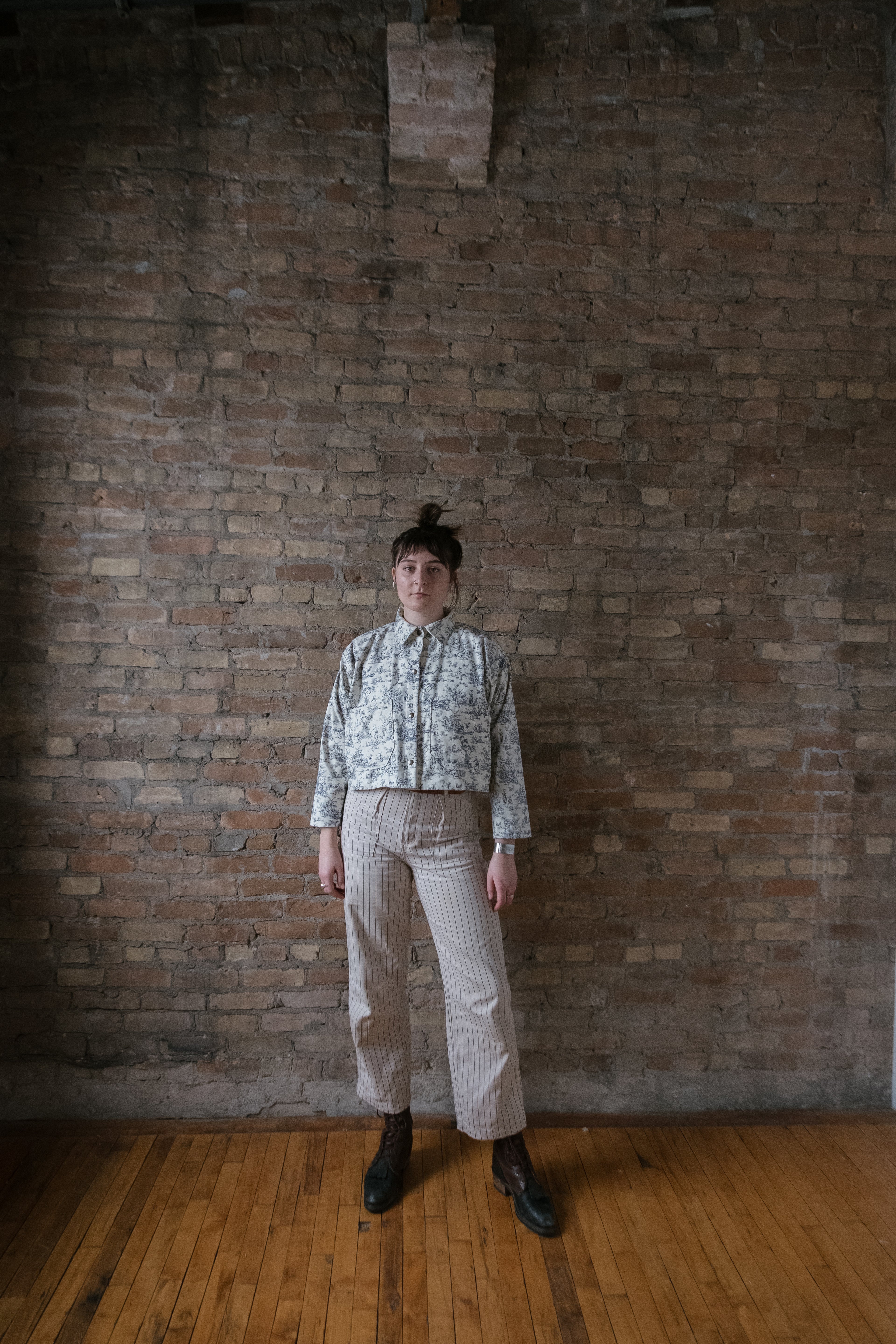 Toile Cropped Jacket