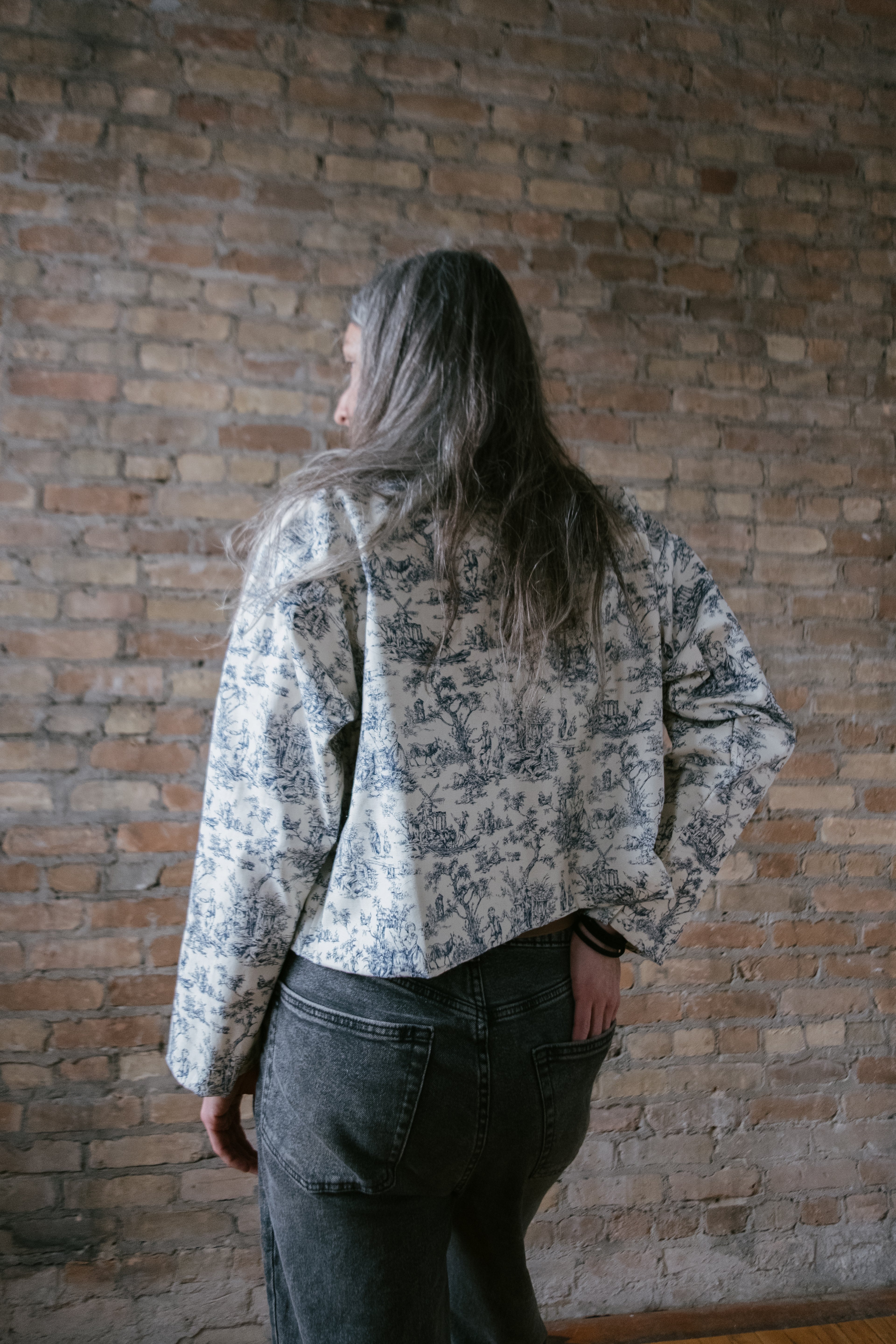 Toile Cropped Jacket
