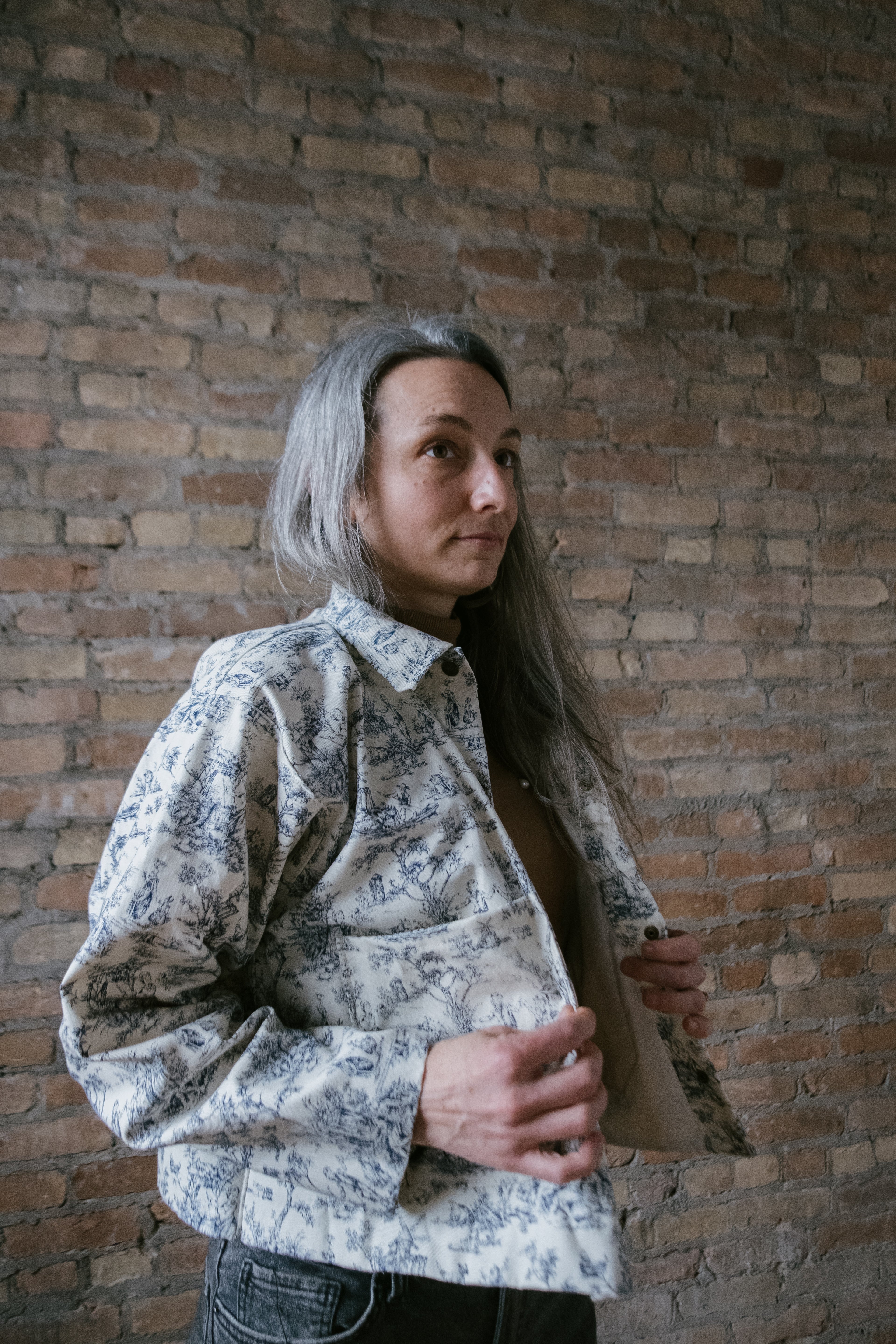 Toile Cropped Jacket