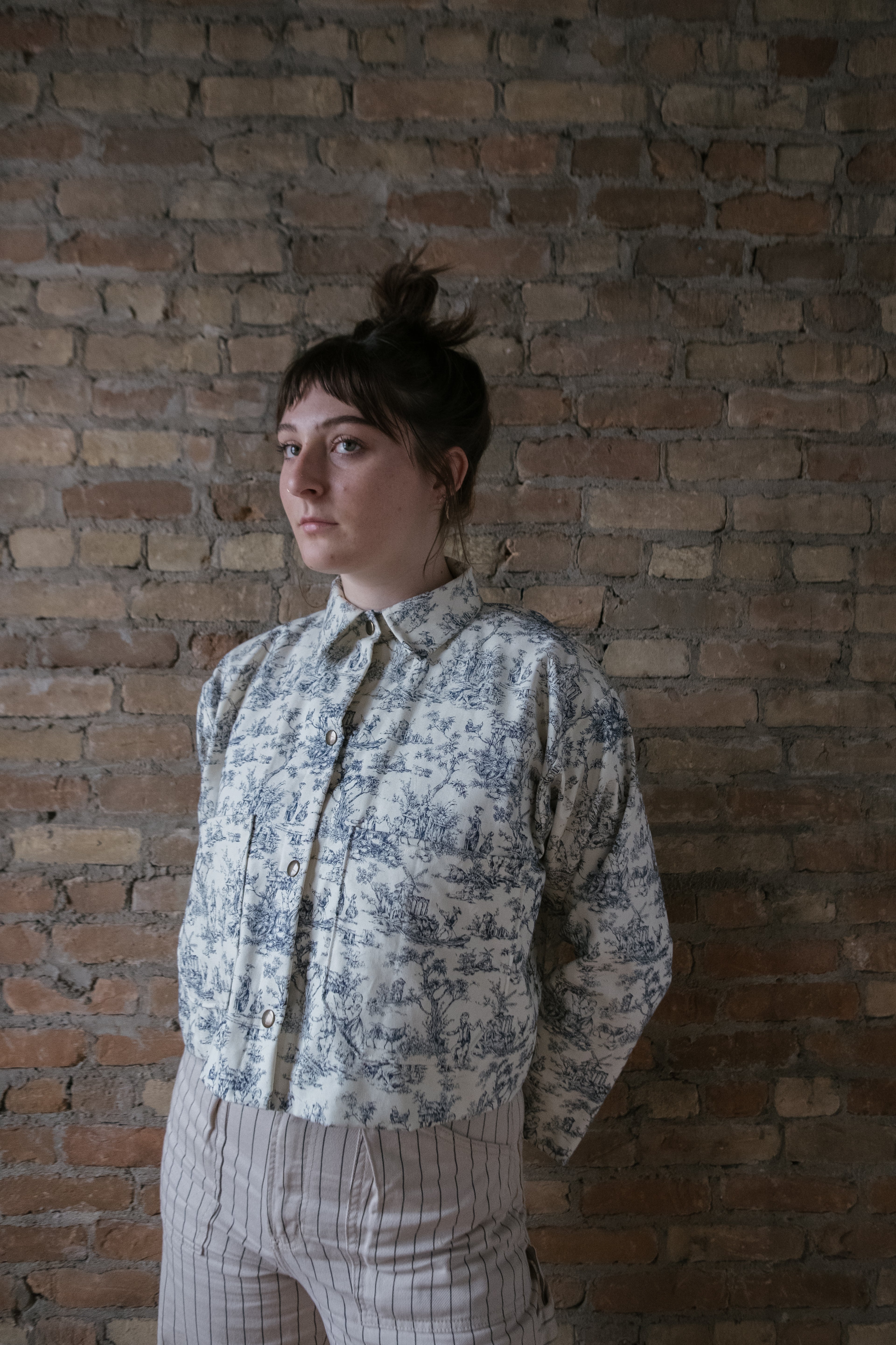 Toile Cropped Jacket