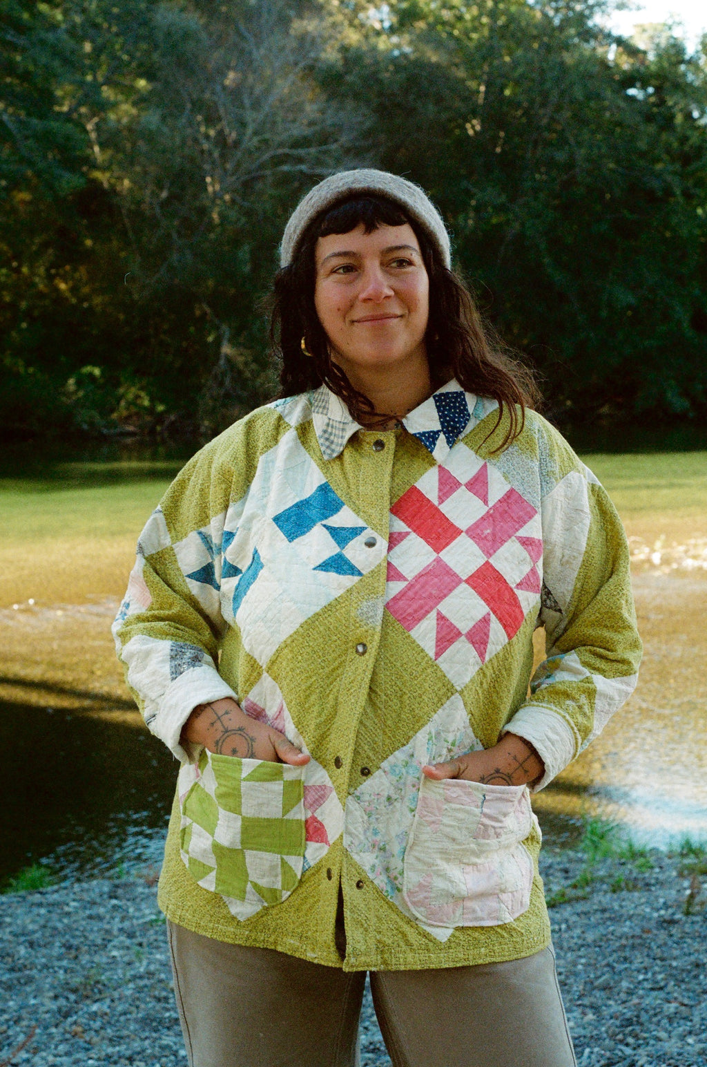 Chartreuse Quilt Jacket