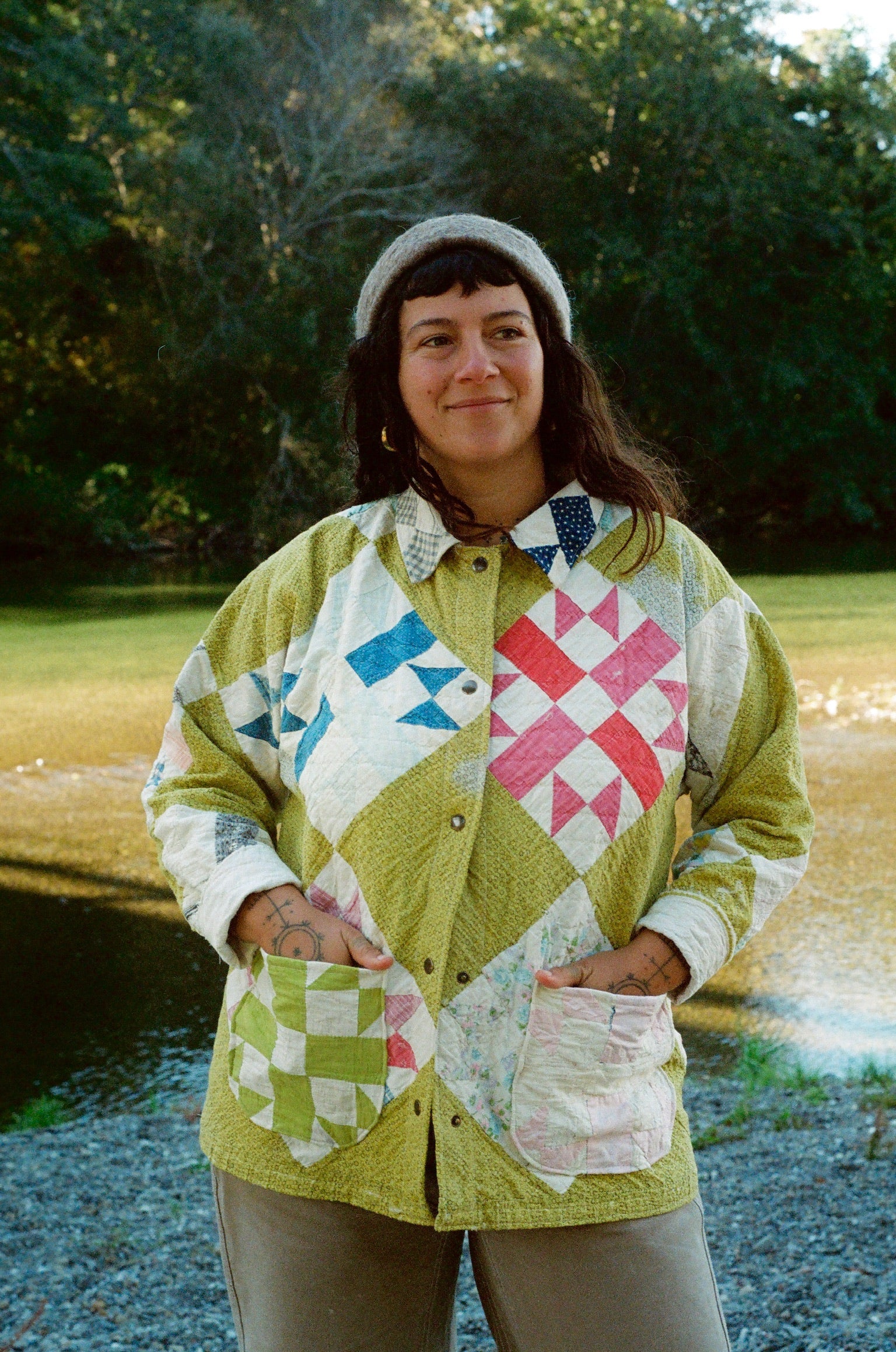 Chartreuse Quilt Jacket